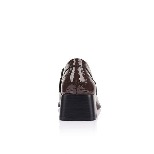 Blair Loafer Espresso Patina Leather - Lana Wilkinson