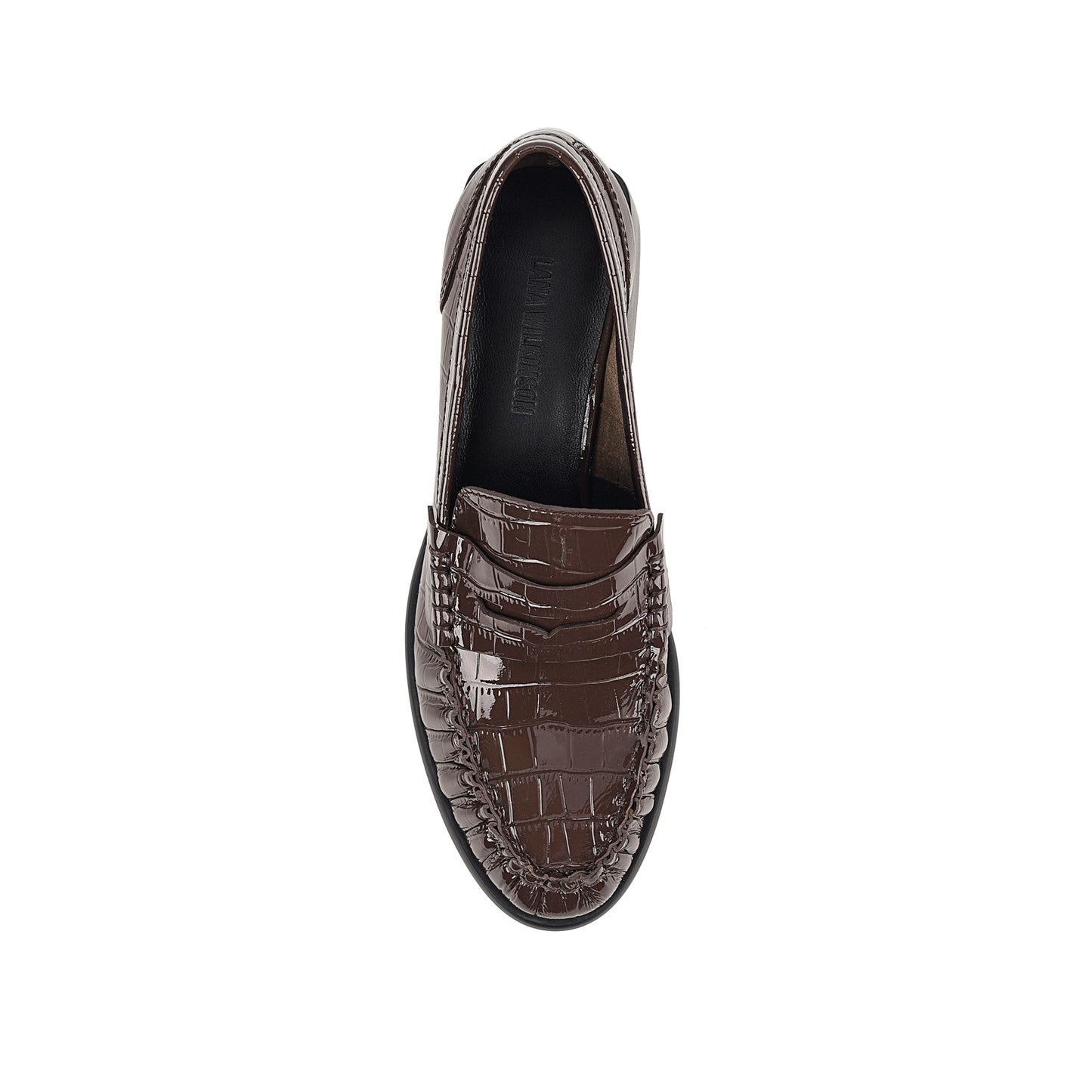Blair Loafer Espresso Patina Leather - Lana Wilkinson
