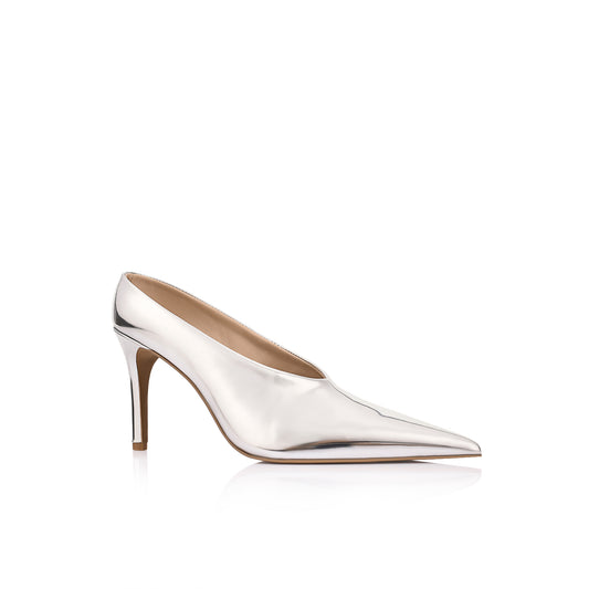 Ariana Pump Silver Mirror - Lana Wilkinson