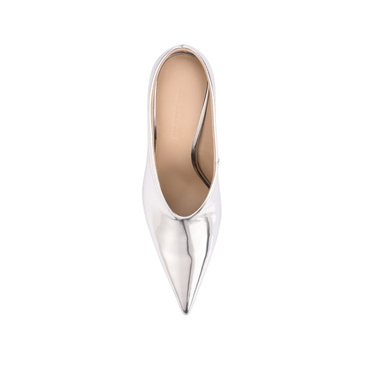 Ariana Pump Silver Mirror - Lana Wilkinson