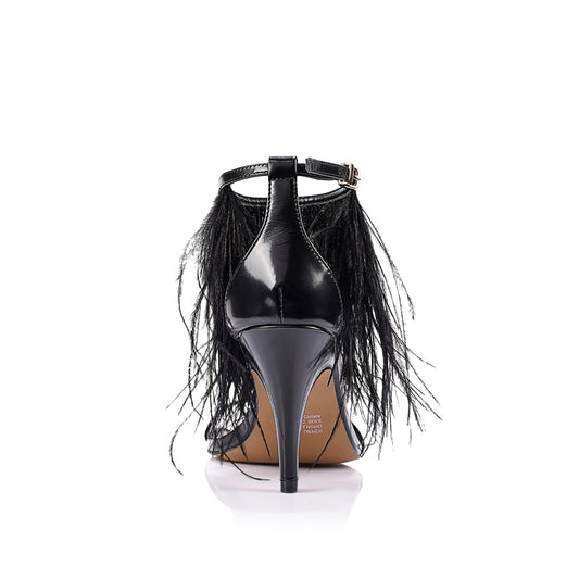 Kiki Sandal Black Leather - Lana Wilkinson