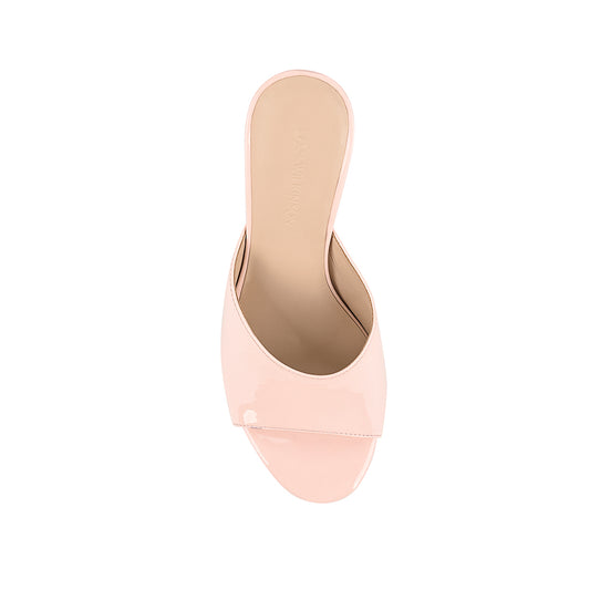 Martha Wedge Blush Pink Patent - Lana Wilkinson