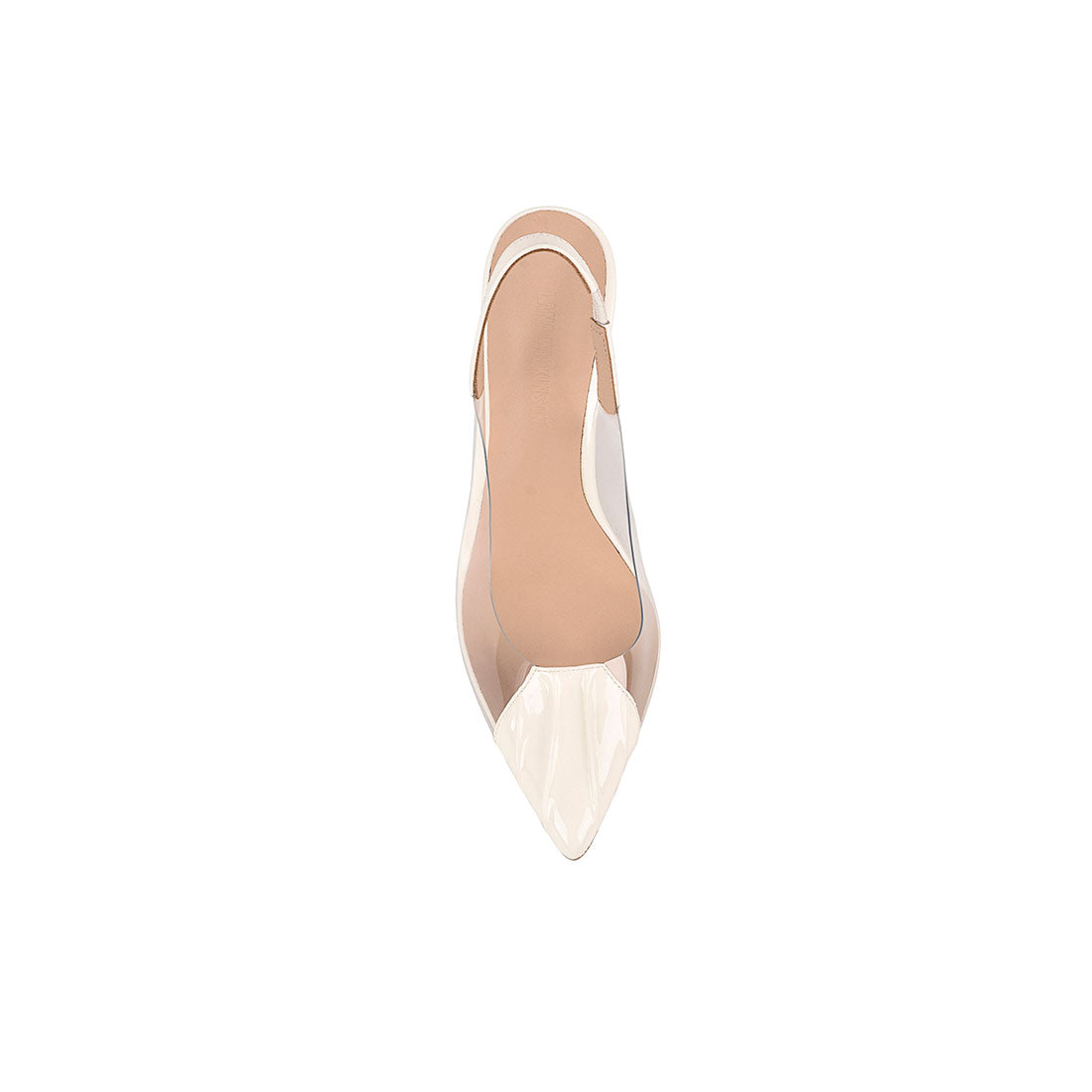 Remi Pump Vinylite Ivory Patent - Lana Wilkinson