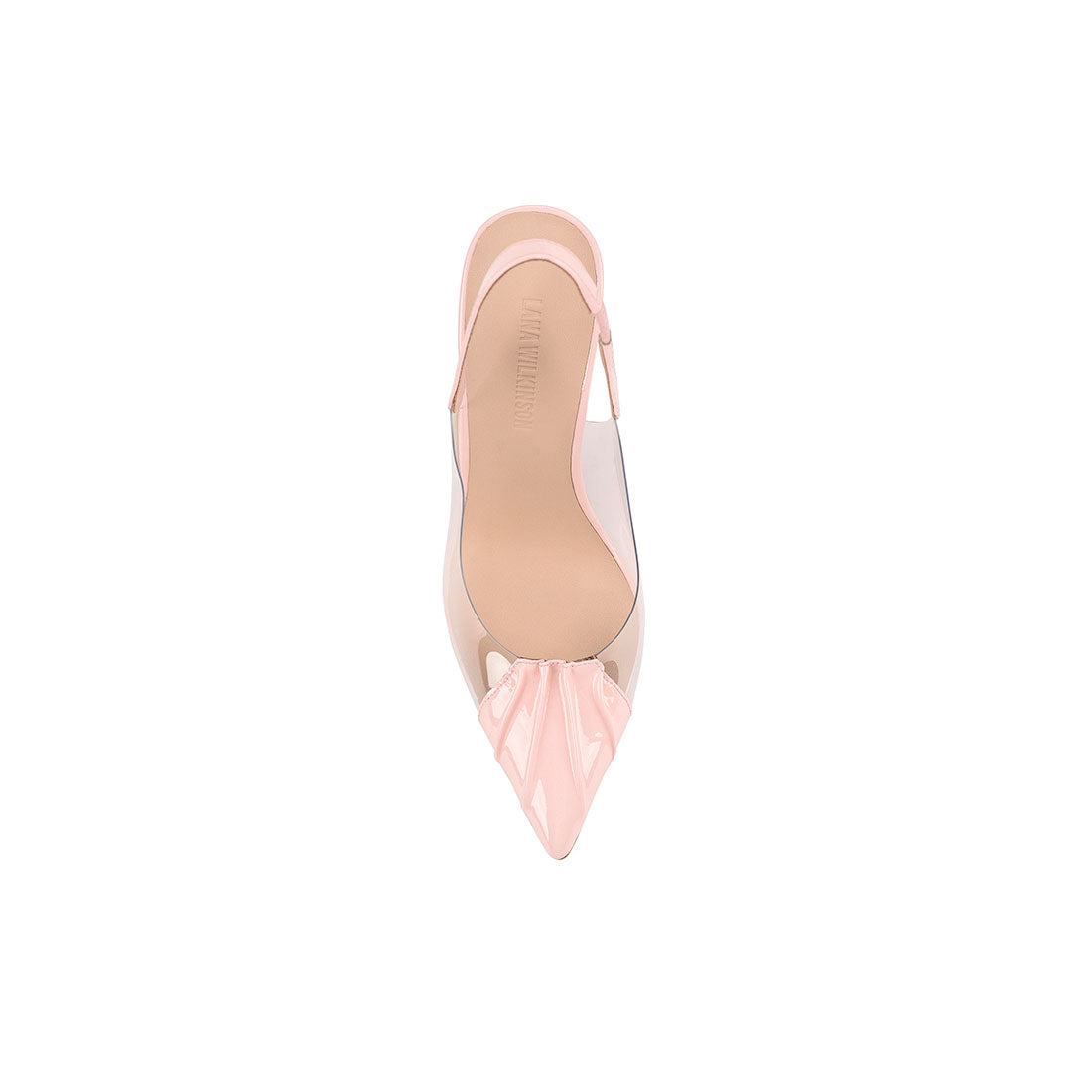 Romy Pump Vinylite Pink Patent Leather - Lana Wilkinson
