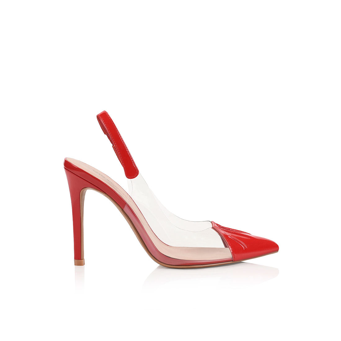 Romy Pump Vinylite Red Patent - Lana Wilkinson
