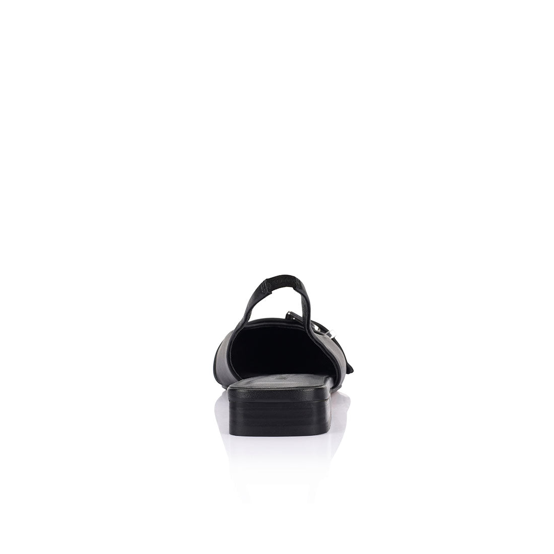 Taylor Flat Black Leather - Lana Wilkinson