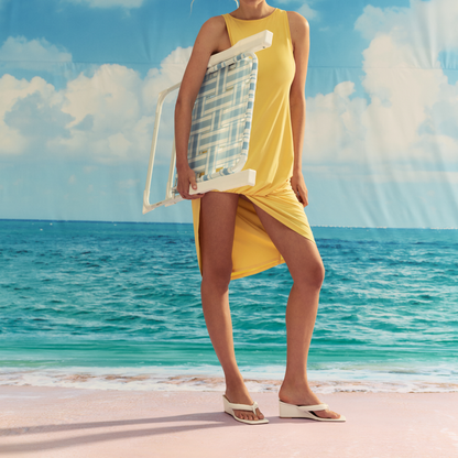 Mandy Wedge White Leather - Lana Wilkinson