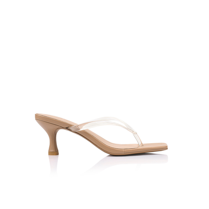 Keeley Sandal Beige Leather - Lana Wilkinson