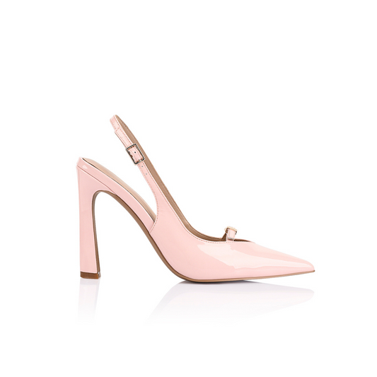 Naomi Pump Blush Pink Leather