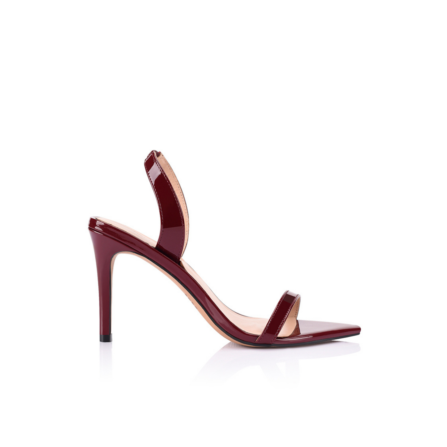 Cleo Slingback Sandal Wine Patent Lana Wilkinson