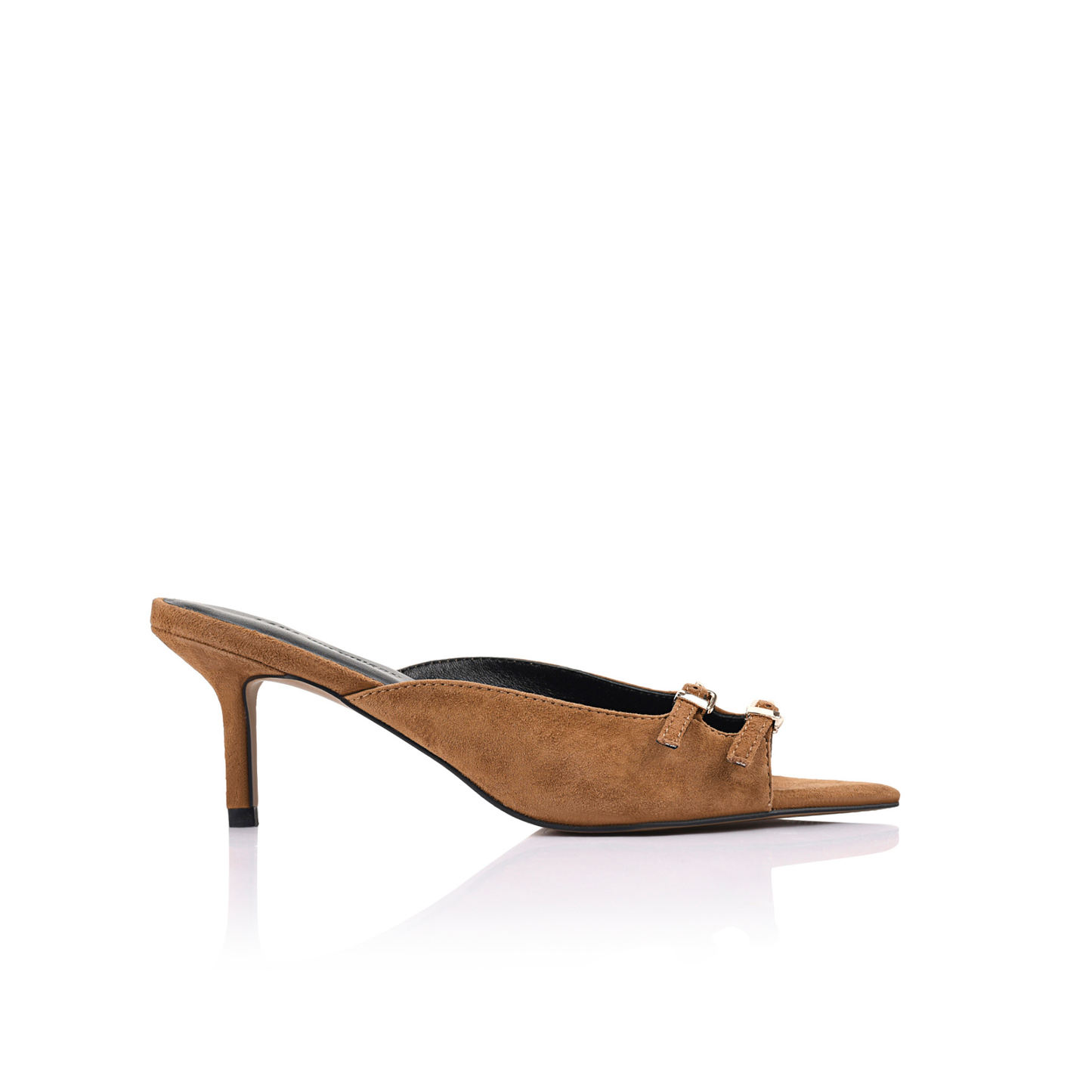 Shannon Mule Brown Suede Leather - Lana Wilkinson