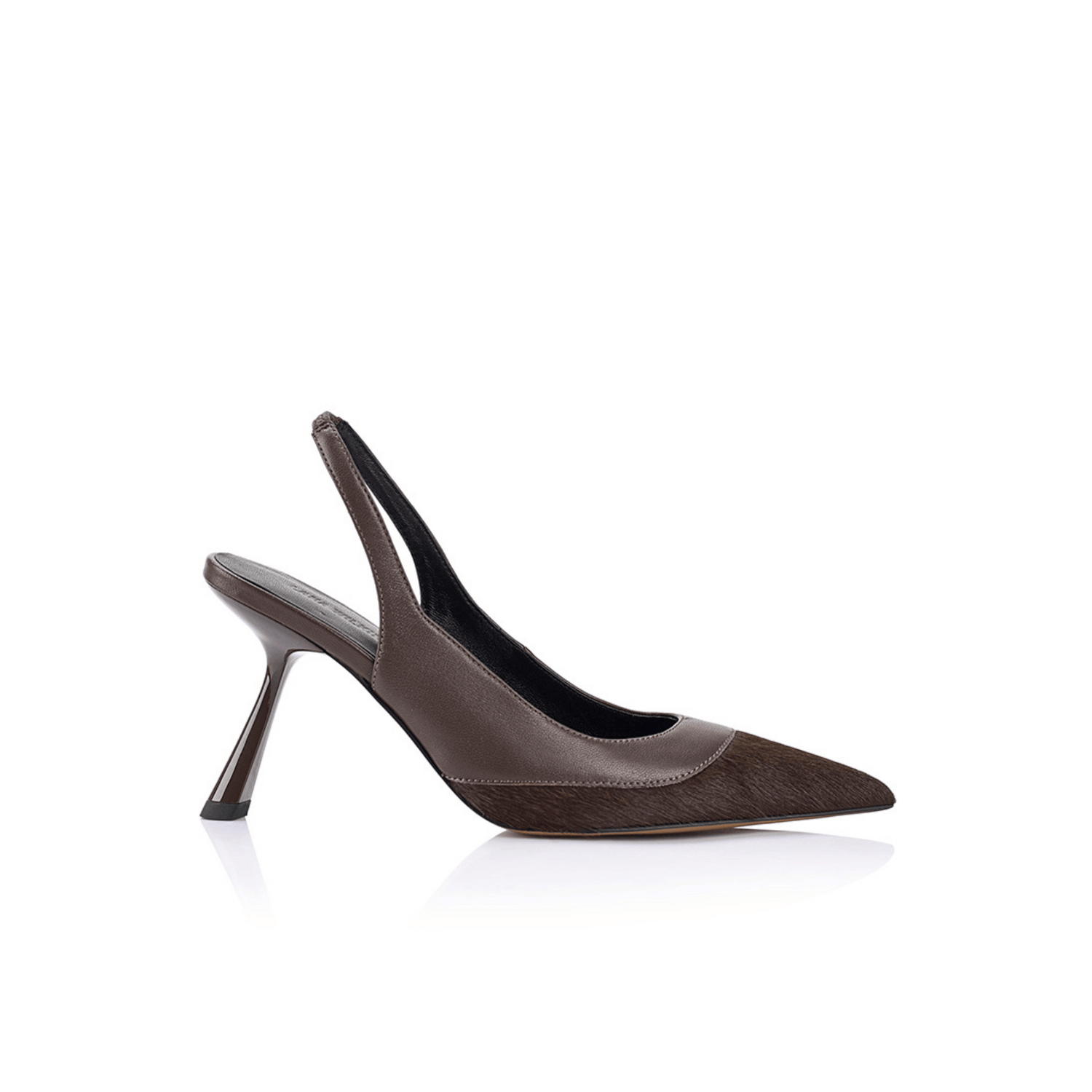 Celeste Pump Pony & Chocolate Leather - Lana Wilkinson
