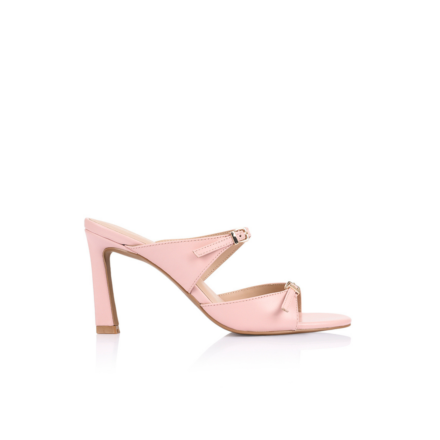 Edie Mule Blush Pink Leather