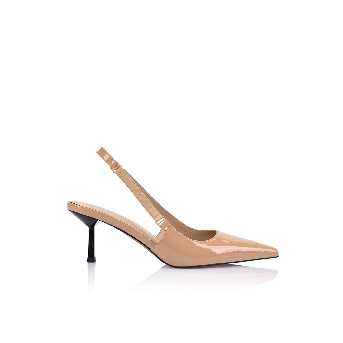 Alyssa Pump Beige Patent