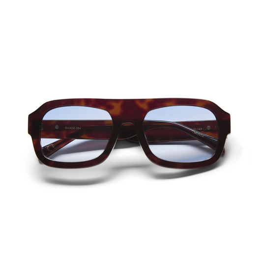 Shade 004 Dark Tortoise/Blue Lens - Lana Wilkinson