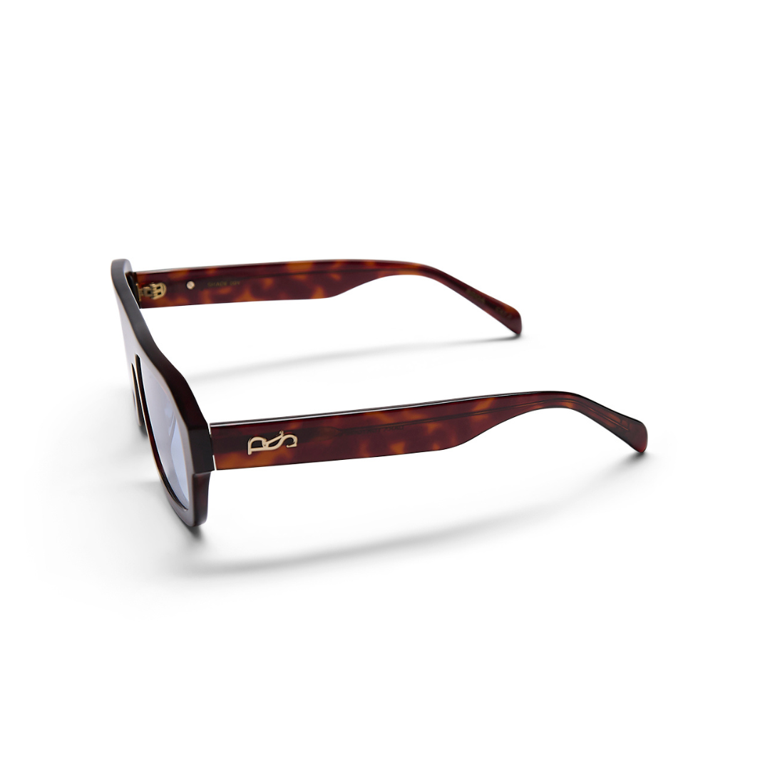 Shade 004 Dark Tortoise/Blue Lens - Lana Wilkinson