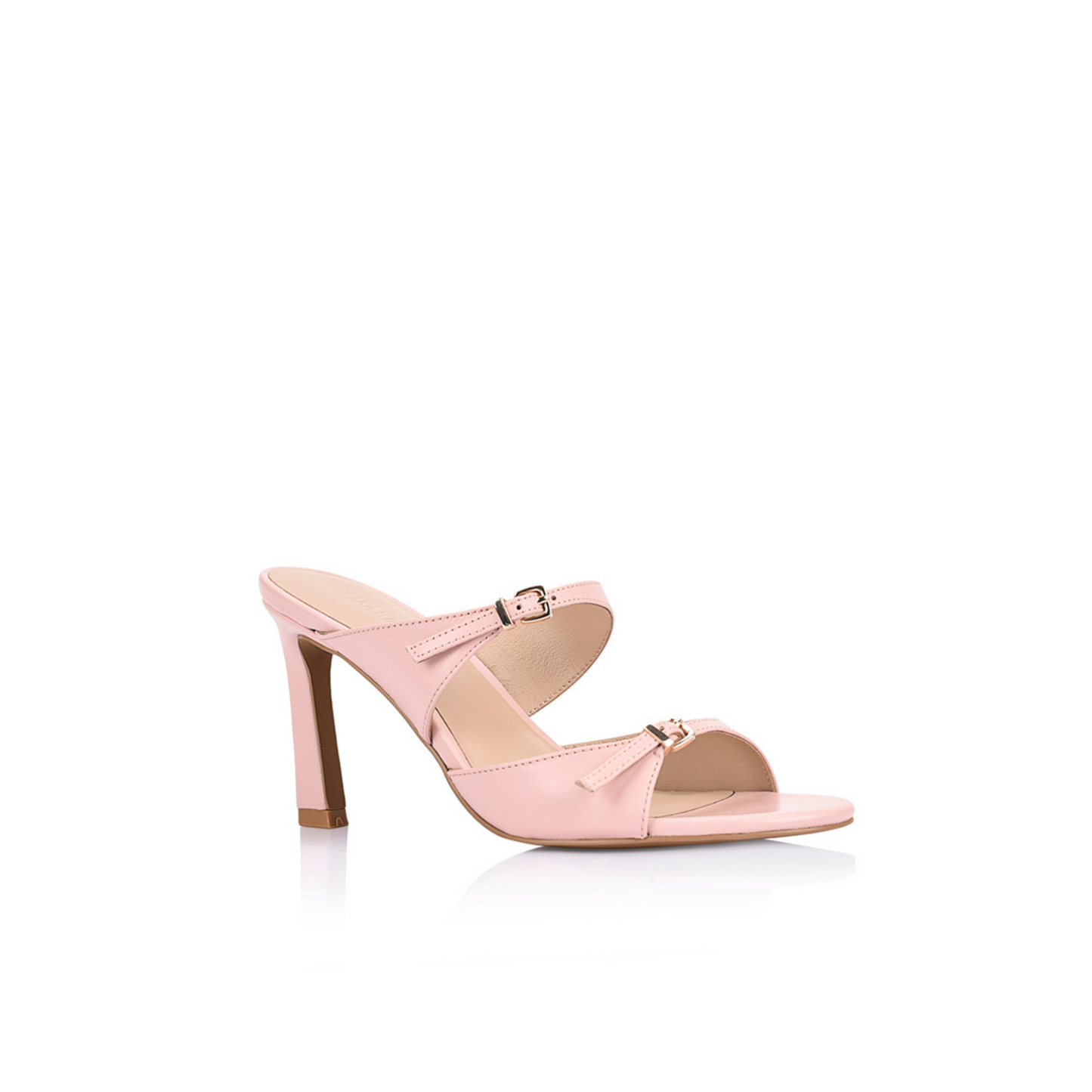 Edie Mule Blush Pink Leather