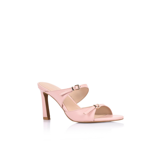 Edie Mule Blush Pink Leather