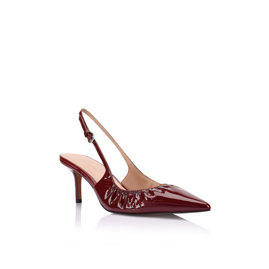 Charlotte Pump Wine Patent Leather