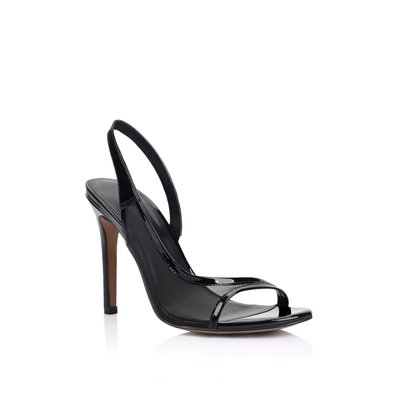 Giselle Heel Black Mesh