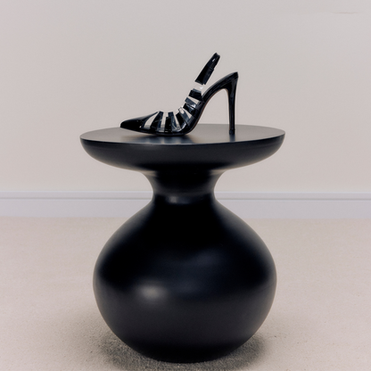 Sasha Pump Vinylite & Black Patent