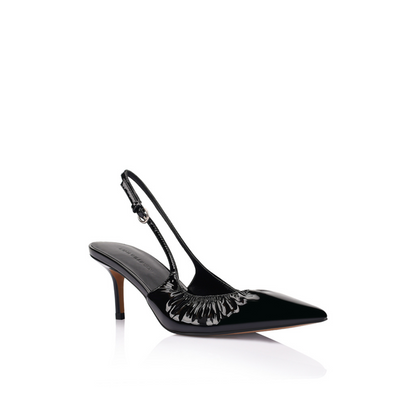 Charlotte Pump Black Patent Leather