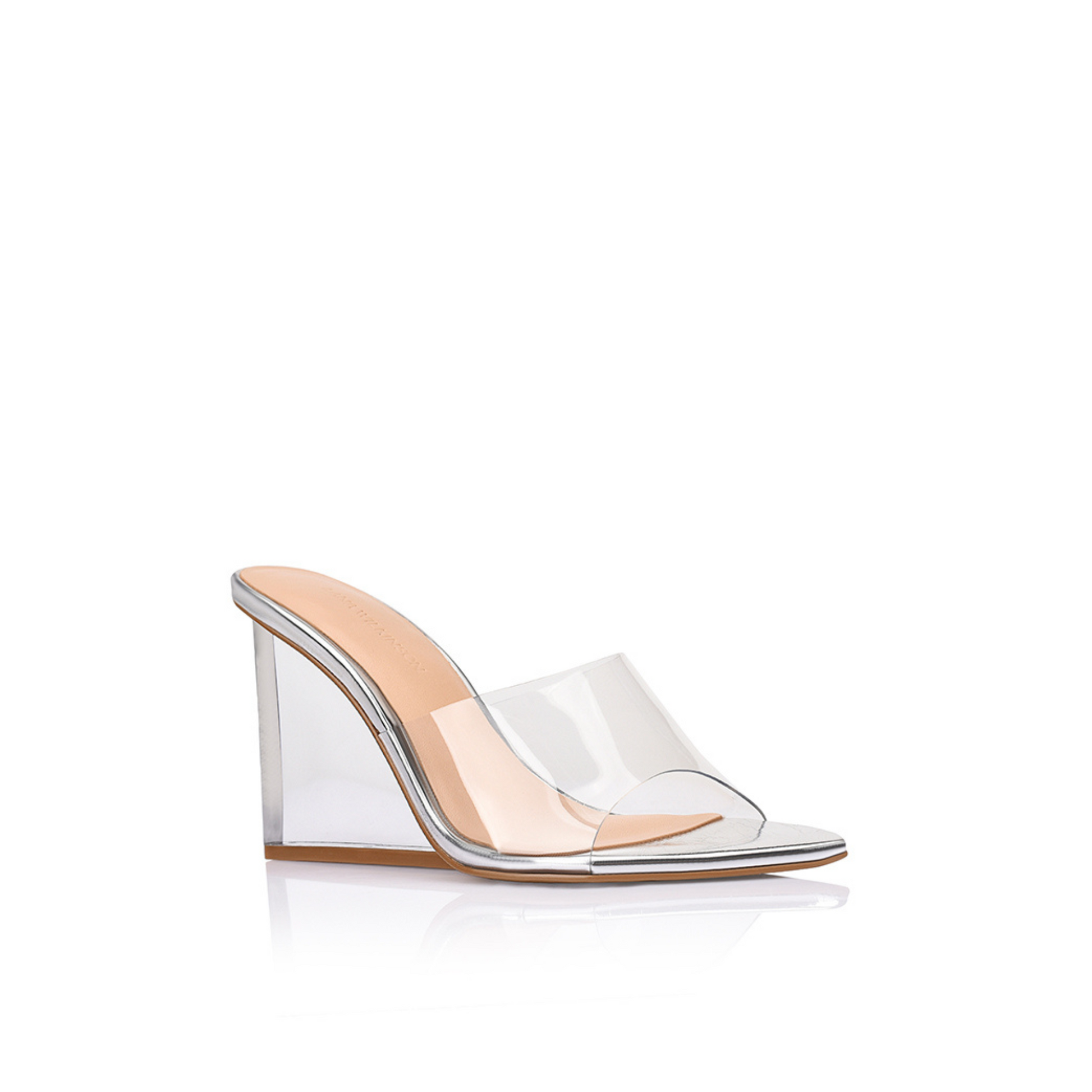 Lucite wedge sandals shop