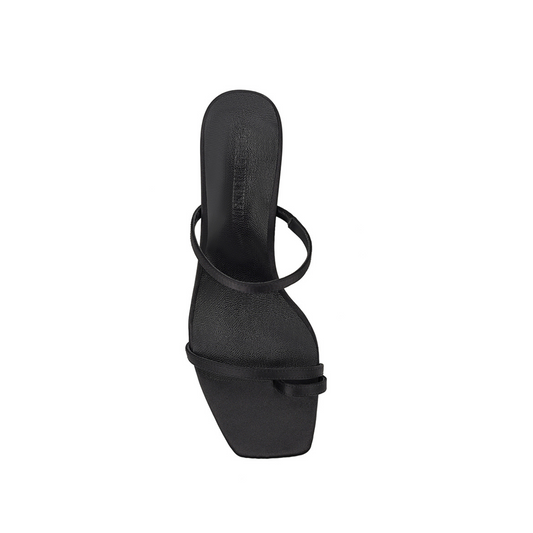 Lana Wilkinson - Torrance Sandal Black Satin