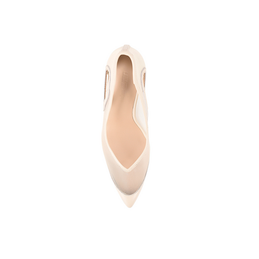 Catherine Pump Ivory Mesh - Lana Wilkinson