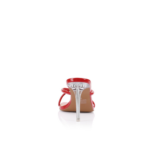 Britney Sandal Red Patent Leather