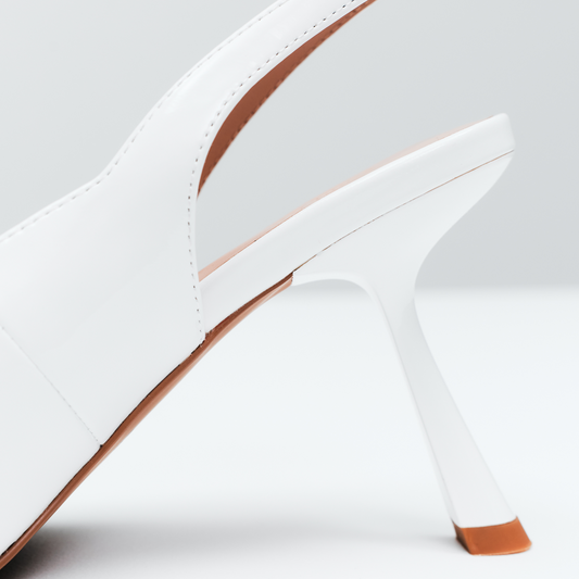 Celeste Pump White Patent Leather - Lana Wilkinson