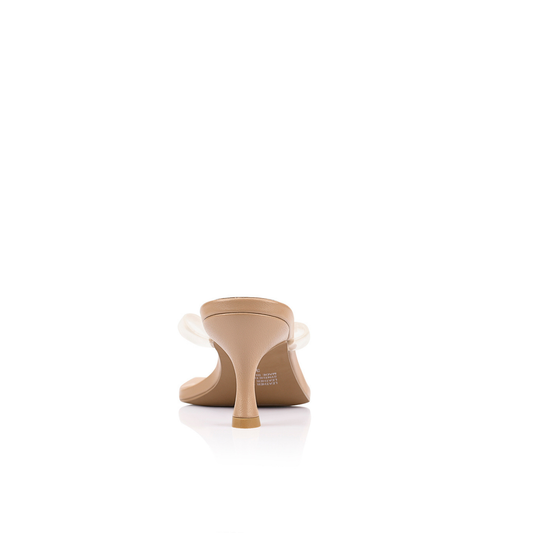 Keeley Sandal Beige Leather - Lana Wilkinson