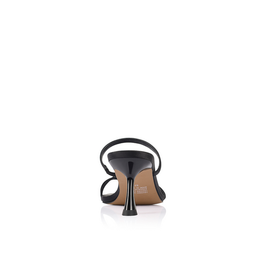 Lana Wilkinson - Torrance Sandal Black Satin
