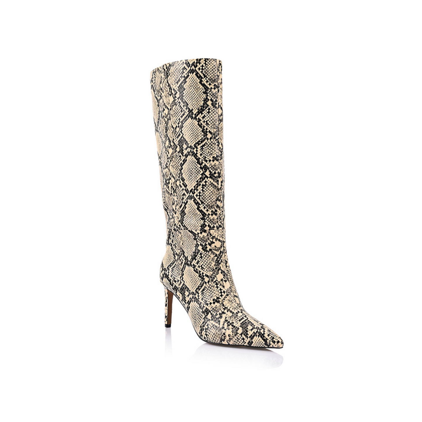 Huw Boot Snake Print Leather - Lana Wilkinson