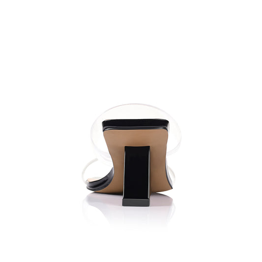 Bambi Wedge Black Patent Leather - Lana Wilkinson