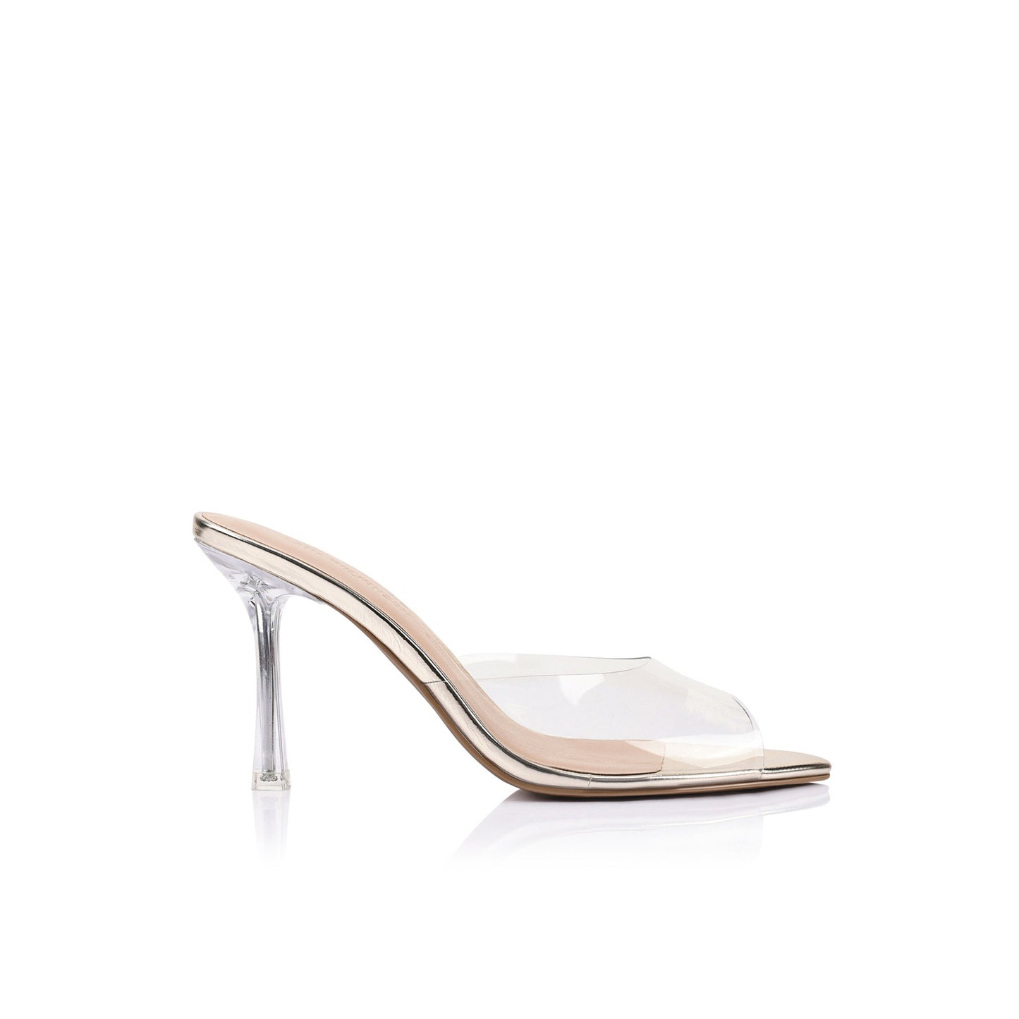 Beth Mule Vinylite & Gold Metallic Leather - Lana Wilkinson