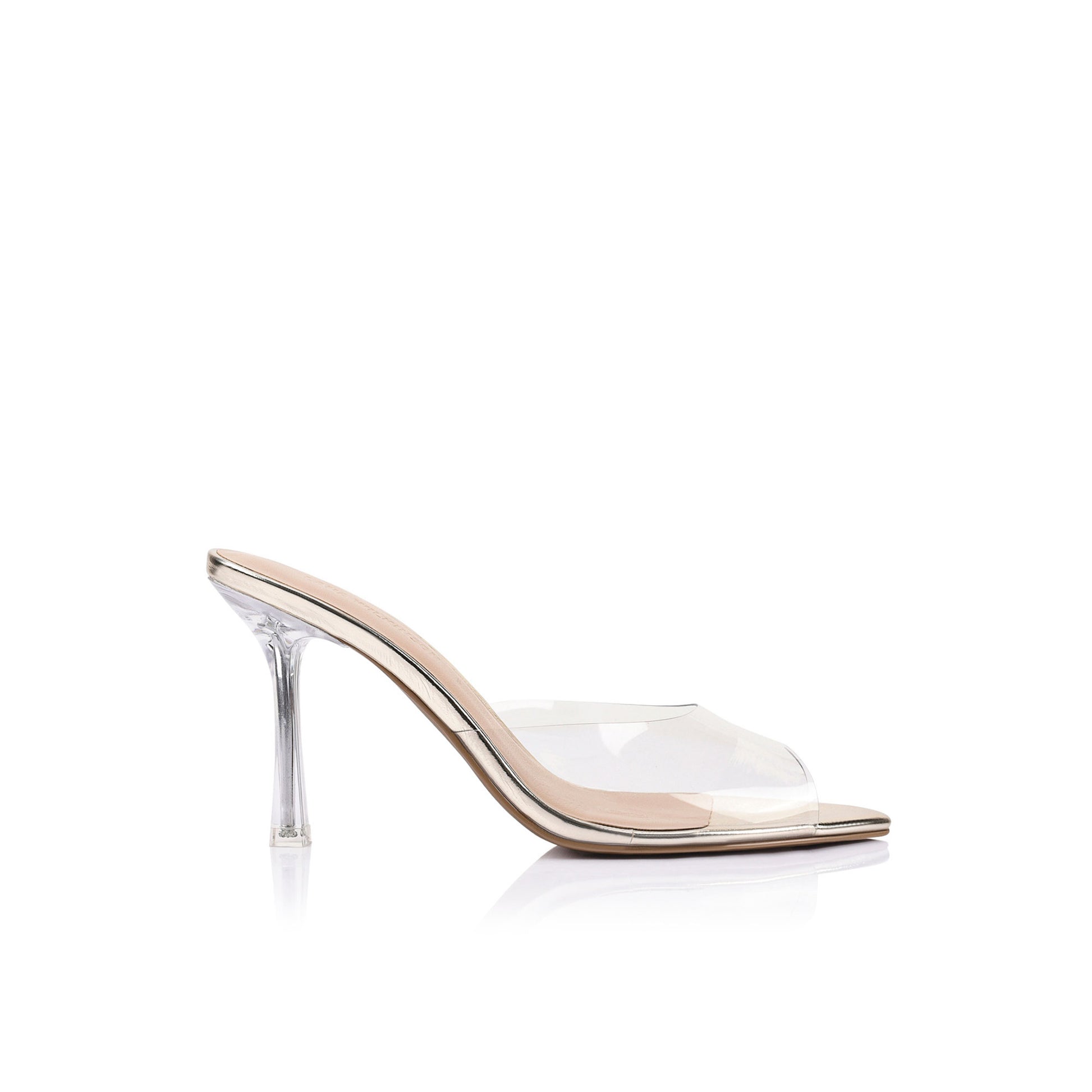 Beth Mule Vinylite & Gold Metallic Leather - Lana Wilkinson
