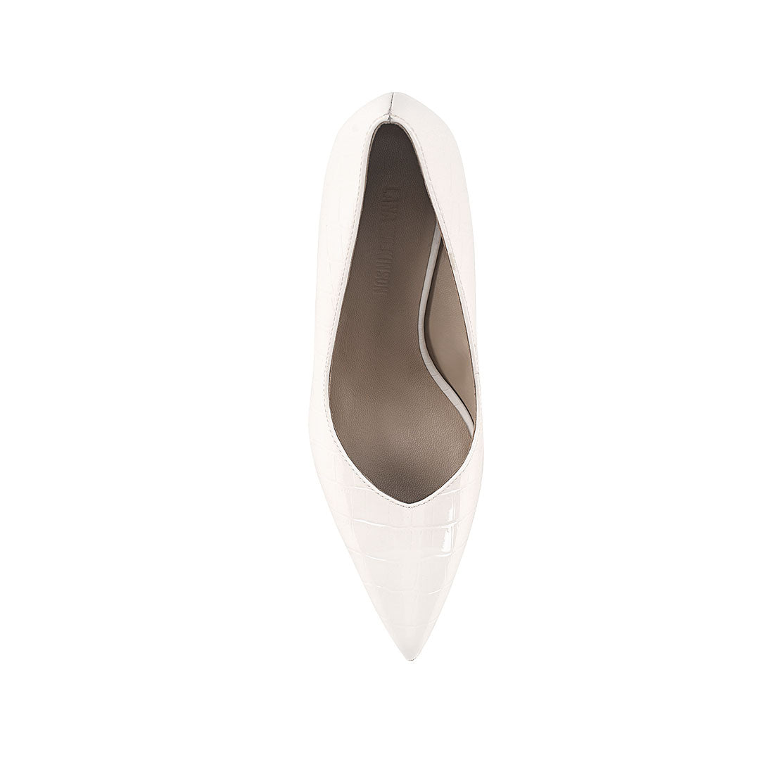 Molly Pump White Patent Leather - Lana Wilkinson