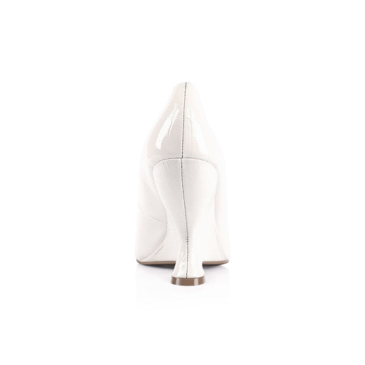 Molly Pump White Patent Leather - Lana Wilkinson