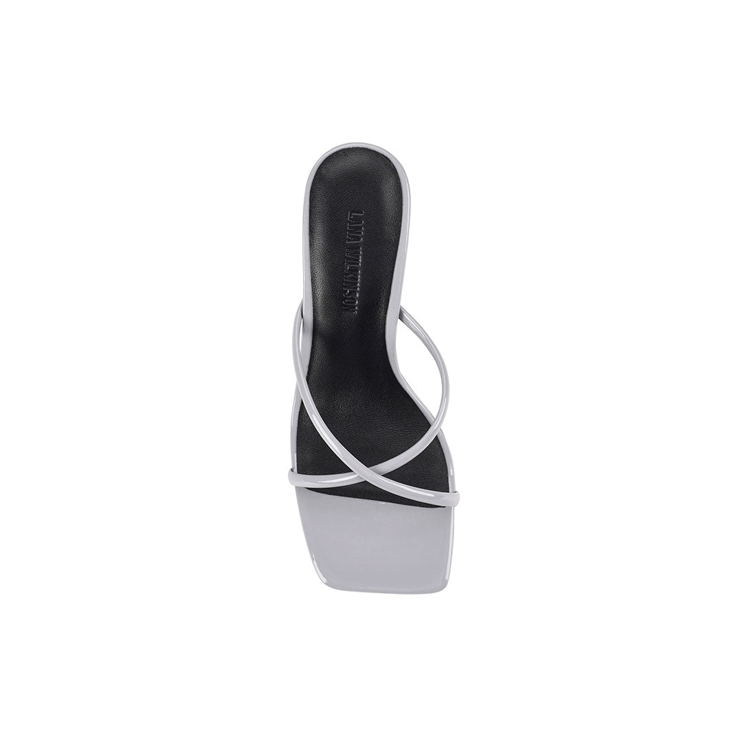 Britney Mule Grey Patent Leather - Lana Wilkinson