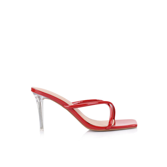 Britney Mule Red Patent - Lana Wilkinson