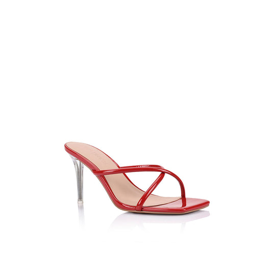 Britney Mule Red Patent - Lana Wilkinson