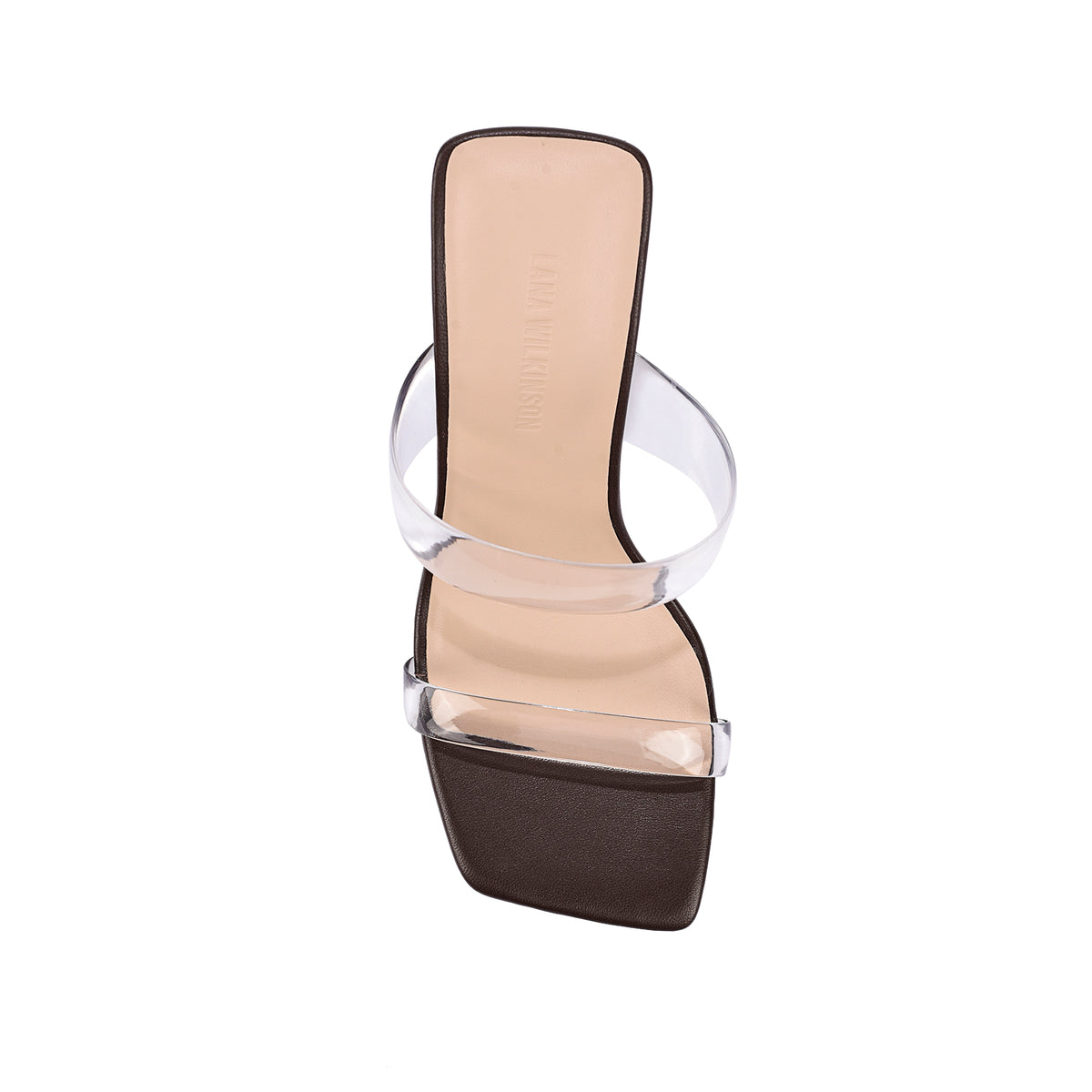 Brooke Wedge Brown Leather - Lana Wilkinson