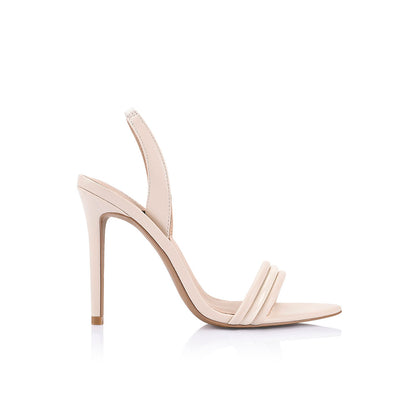 Camille Sandal Bone Leather - Lana Wilkinson
