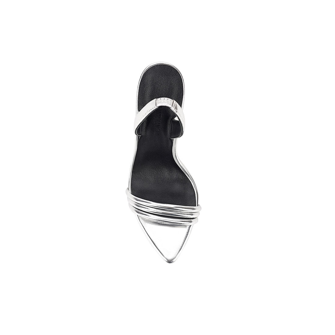 Camille Sandal Silver Metallic Leather - Lana Wilkinson