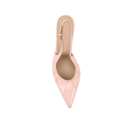 Charlotte Pump Blush Pink Patent Leather - Lana Wilkinson