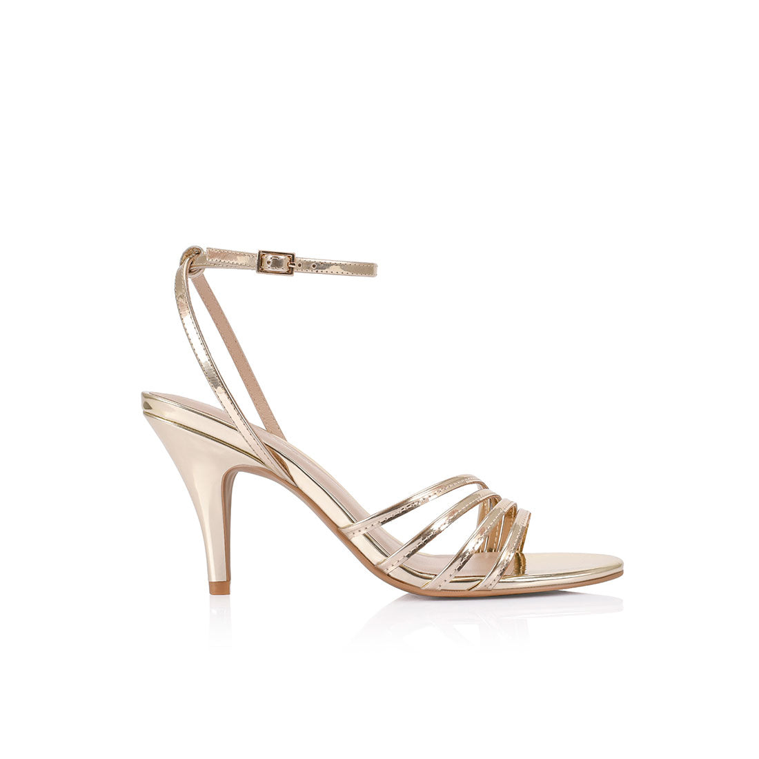 Chelsea Sandal Gold Metallic Leather - Lana Wilkinson