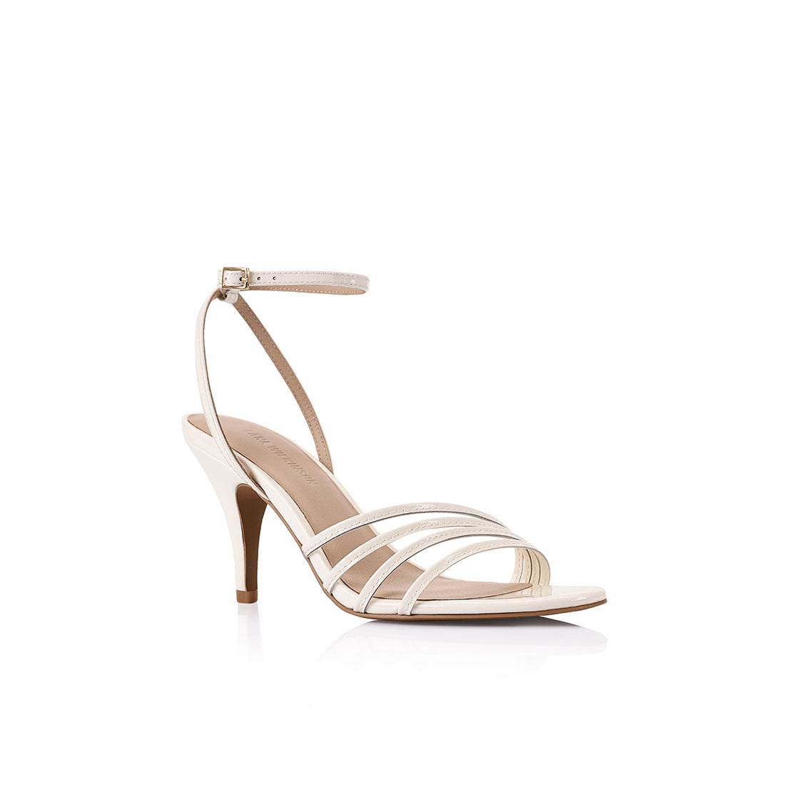Chelsea Sandal White Patent Leather - Lana Wilkinson