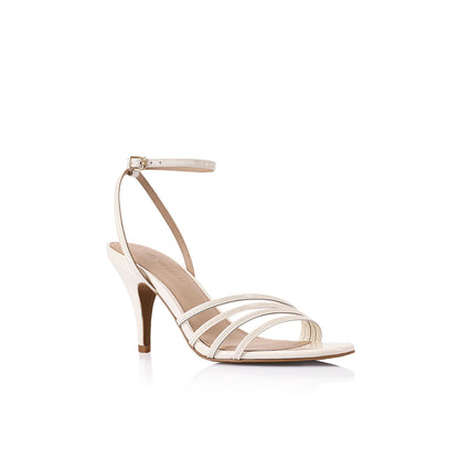 Chelsea Sandal White Patent Leather - Lana Wilkinson
