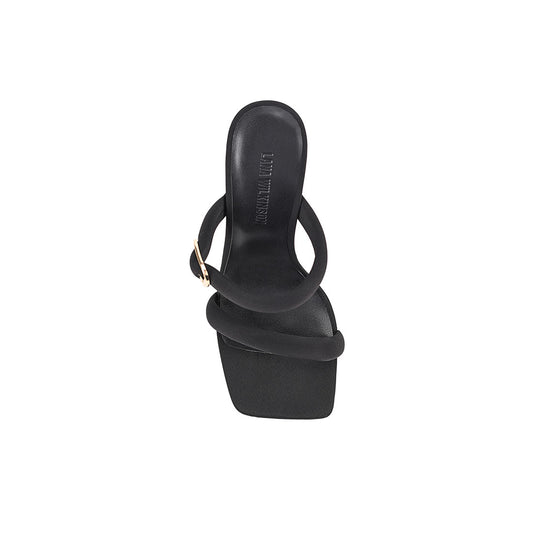 Clementine Mule Black Knit - Lana Wilkinson